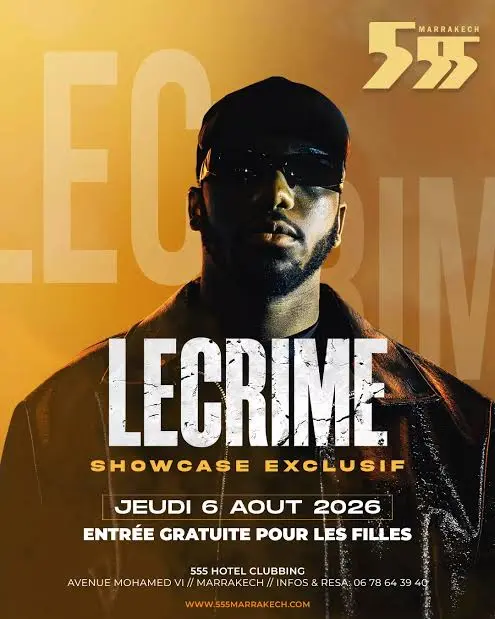 Lecrime au 555 Famous Club Marrakech