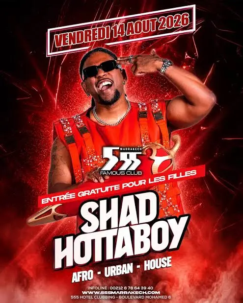 Shad Hottaboy au 555 Famous Club