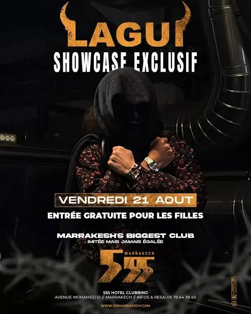Lagui au 555 Famous Club Marrakech